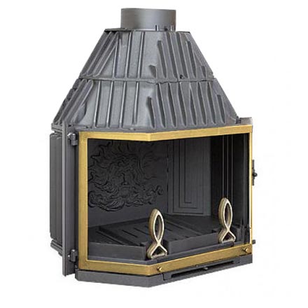 Каминная топка Fabrilor DECO 790 BR (бронзовая рама)