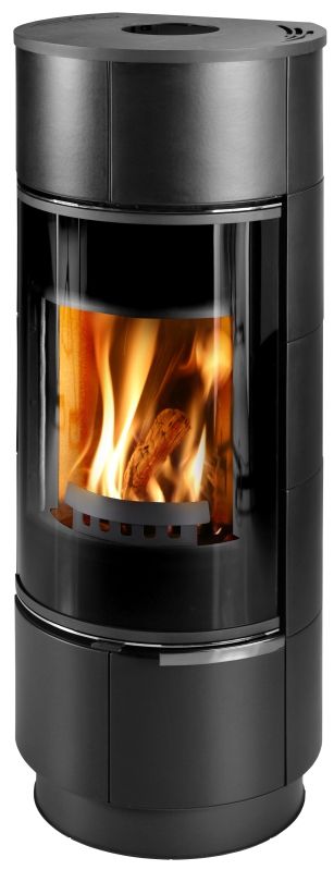 Отопительная печь Thorma Atika Black/cer.Black mat with acc.stone