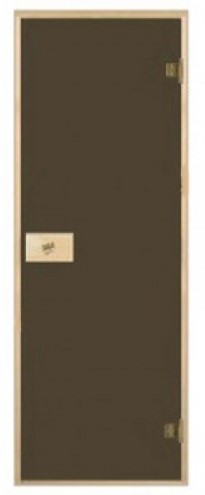 Дверь для бани и сауны ПАЛ 80х200 bronze