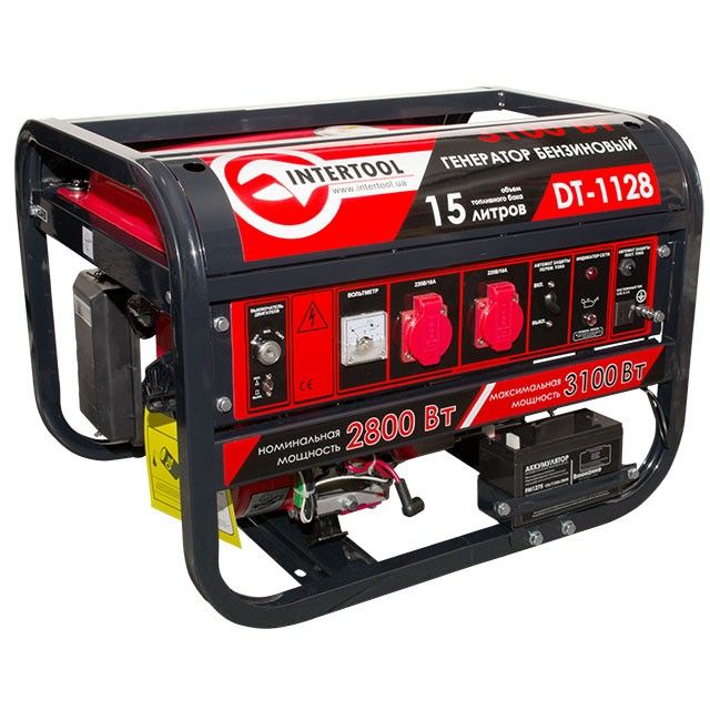 Бензиновый генератор INTERTOOL DT-1128