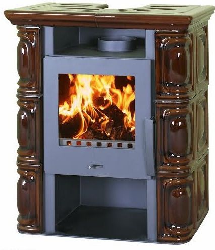 Печь-камин Flama ALEA BROWN 11 kw