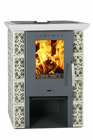 Печь-камин Flama JASMIN OLIVE 10 kw
