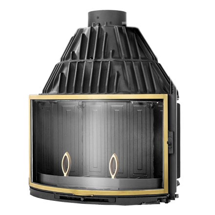 Каминная топка Fabrilor DECO 775 BR (бронзовая рама)