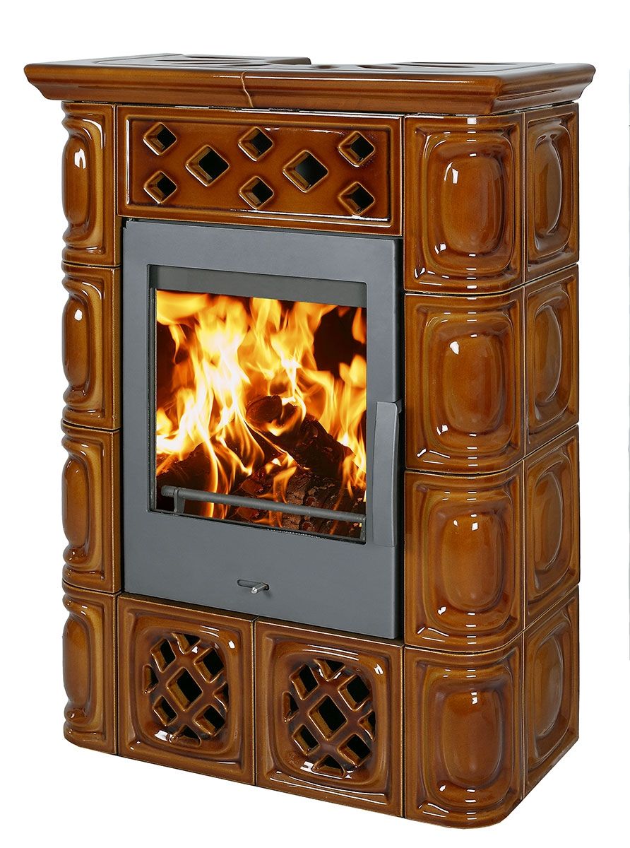 Печь-камин Flama BRENA HONEY 11 kw