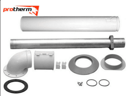 Коаксиальный дымоход 60/100 для газового котла Protherm Рысь