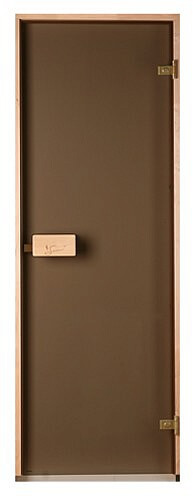 Дверь для бани и сауны Saunax CLASSIC Матовая Бронза 70x200