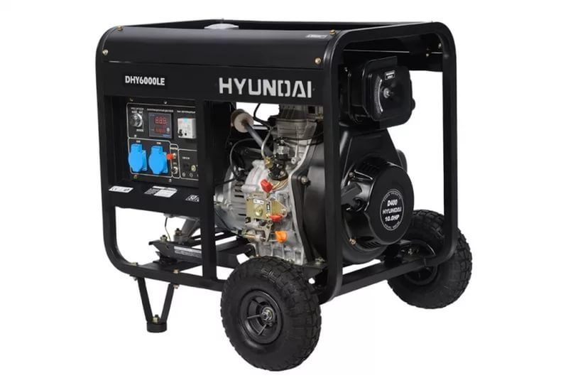 Дизельный генератор Hyundai DHY 6000LE