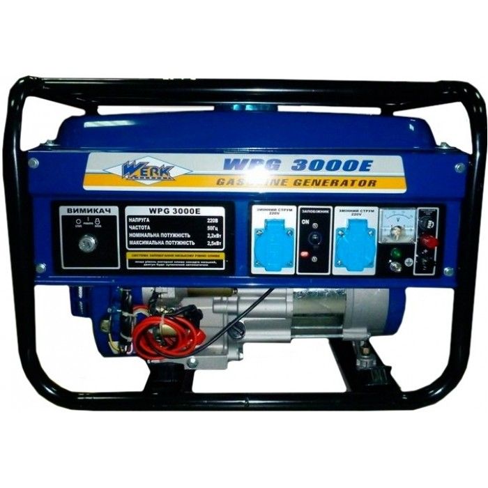 Бензиновый генератор Werk WPG 3000E