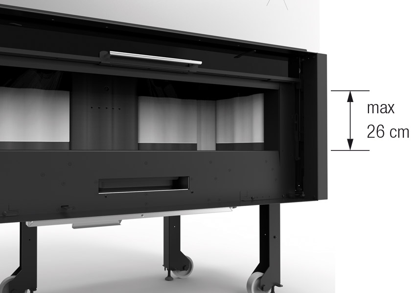 Каминная топка La Nordica MONOBLOCCO 1300H 800 PIANO